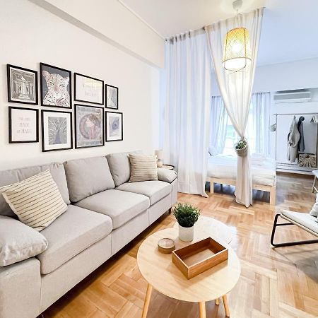 Boho Chic 2Br Apartment In The Center Of Athén Kültér fotó
